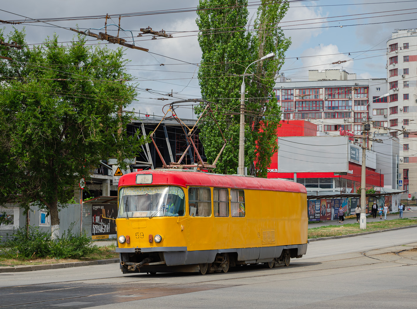 Волгоград, Tatra T3SU (двухдверная) № 59