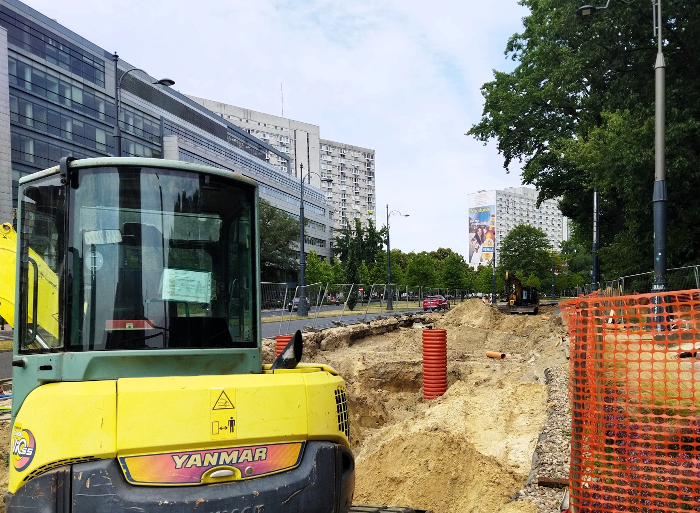 Varšuva — Сonstruction and repair works