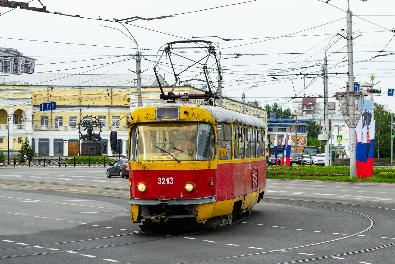 Барнаул, Tatra T3SU (двухдверная) № 3213