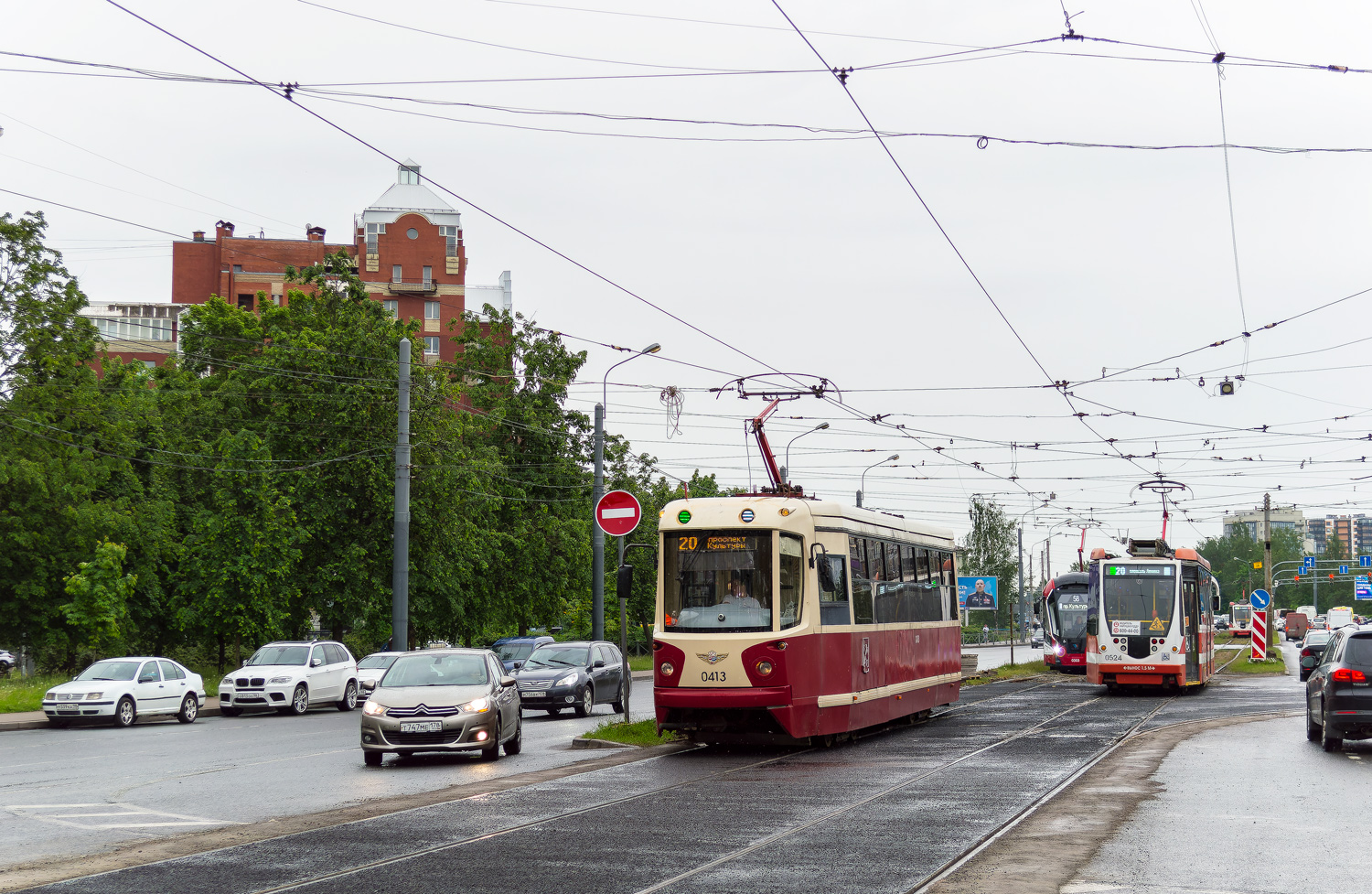 Санкт-Петербург, ЛМ-68М2 (мод. СПб ГЭТ) № 0413