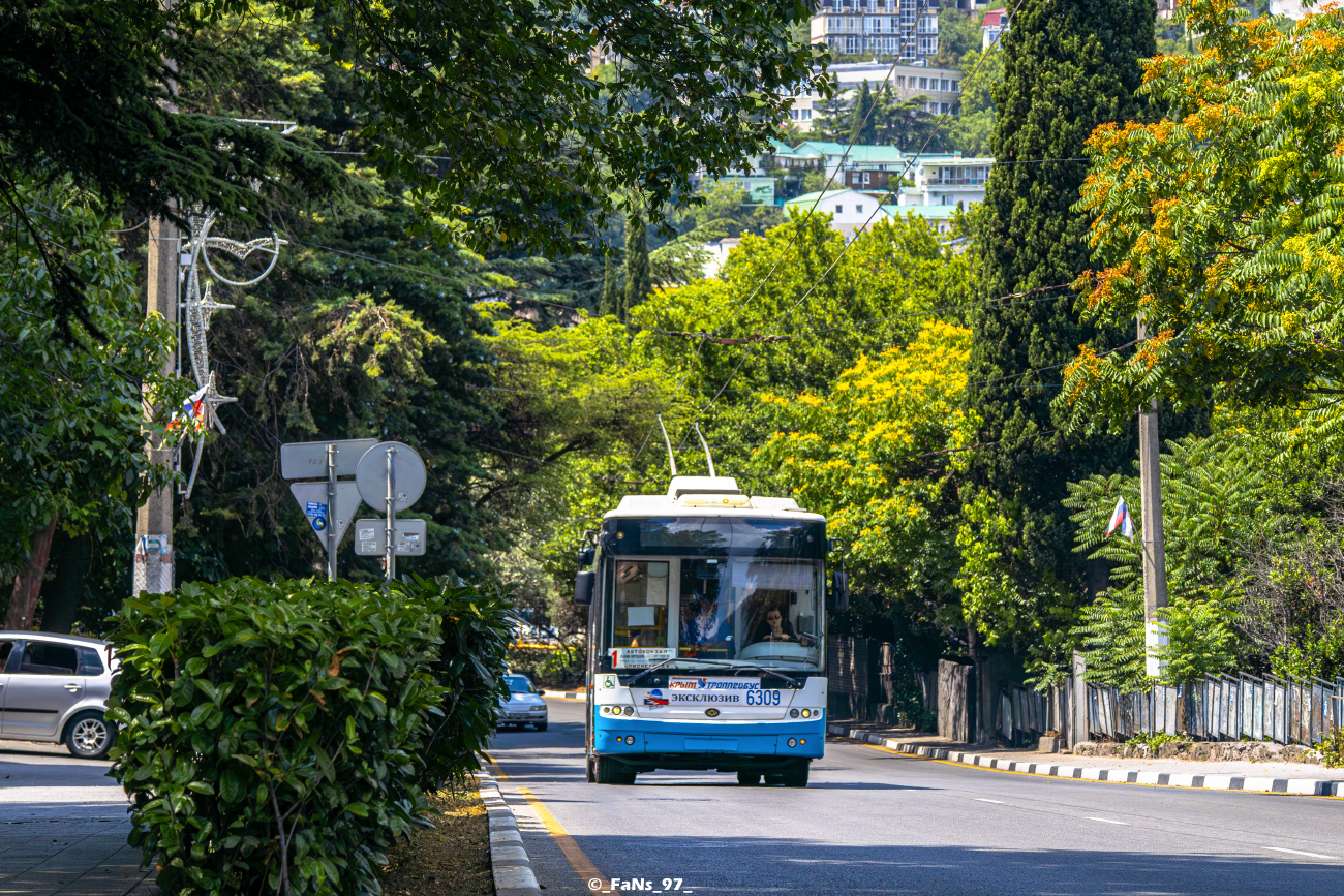 Крымский троллейбус, Богдан Т60111 № 6309