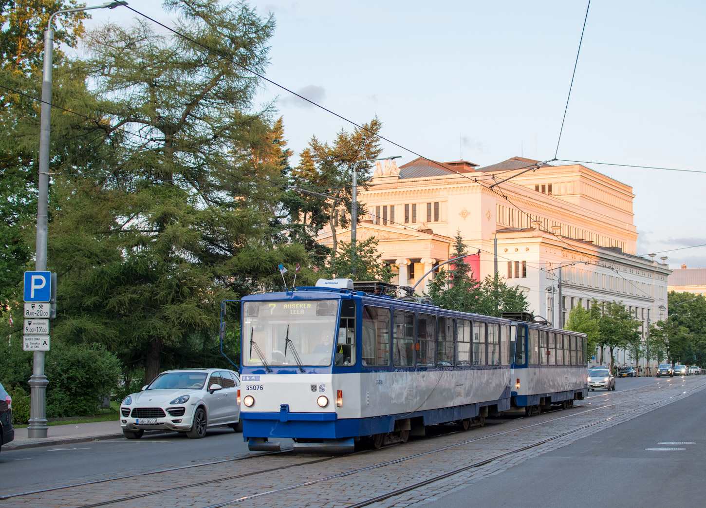 Рига, Tatra T3MR (T6B5-R) № 35076