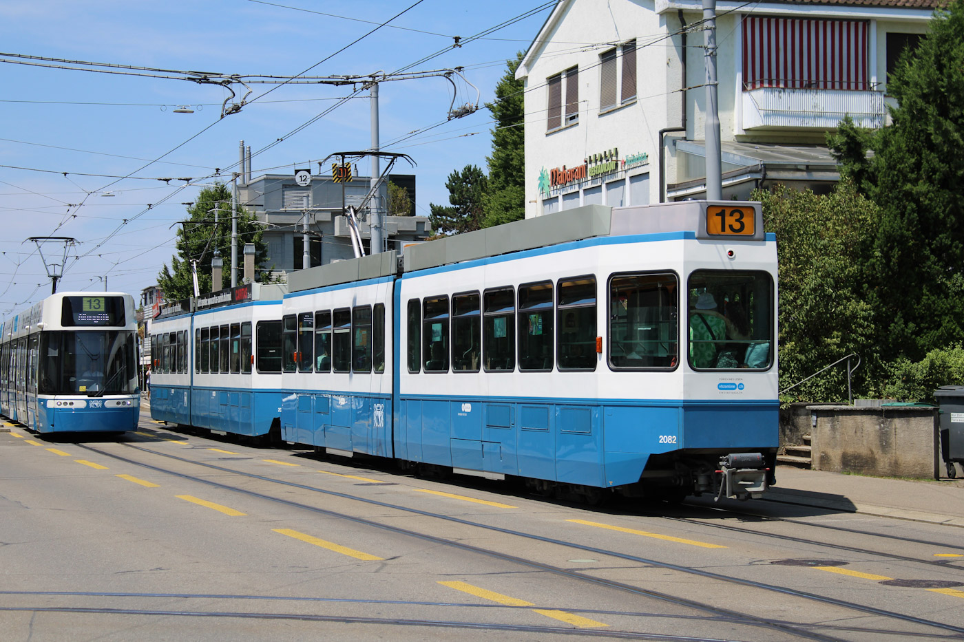 Цюрих, SWP/SIG/BBC Be 4/6 "Tram 2000" № 2082