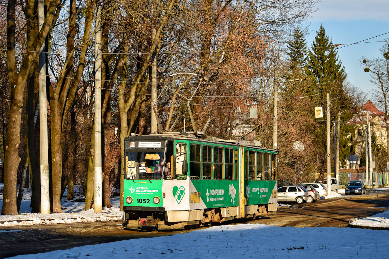 Львов, Tatra KT4SU № 1052