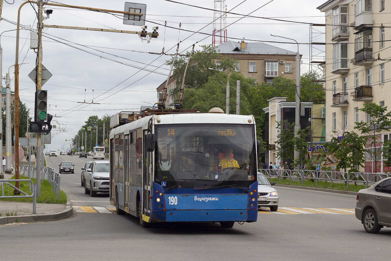 Березники, Тролза-5265.00 «Мегаполис» № 190