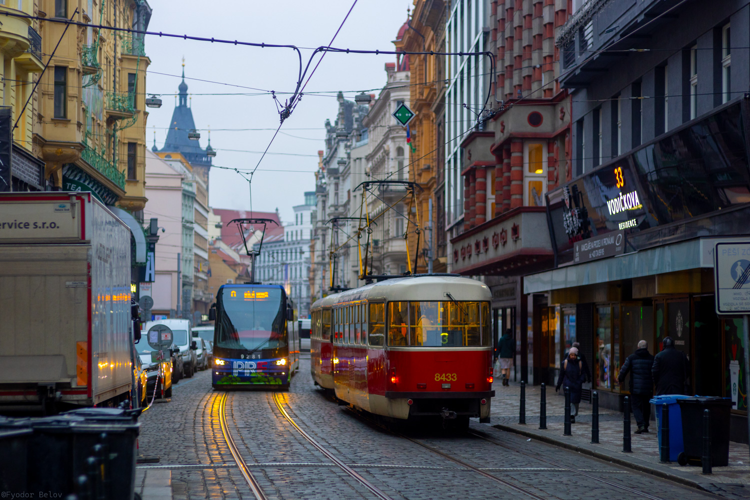Прага, Tatra T3R.P № 8433