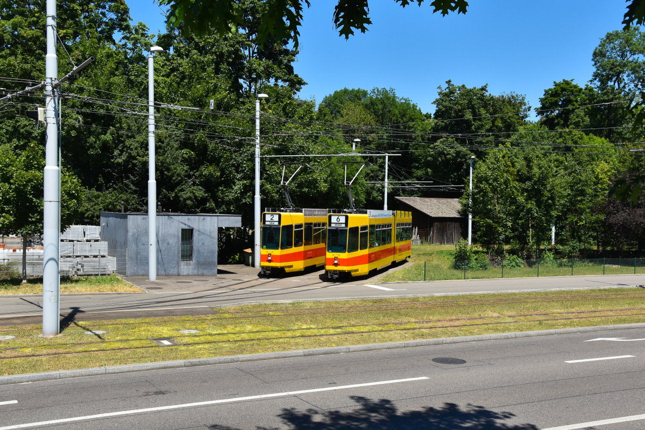 Базель, Schindler/Siemens Be 4/6 № 227; Базель, Schindler/Siemens Be 4/6 № 226; Базель — 29.06.2025 — Special trip with BLT Be 4/6 200 series