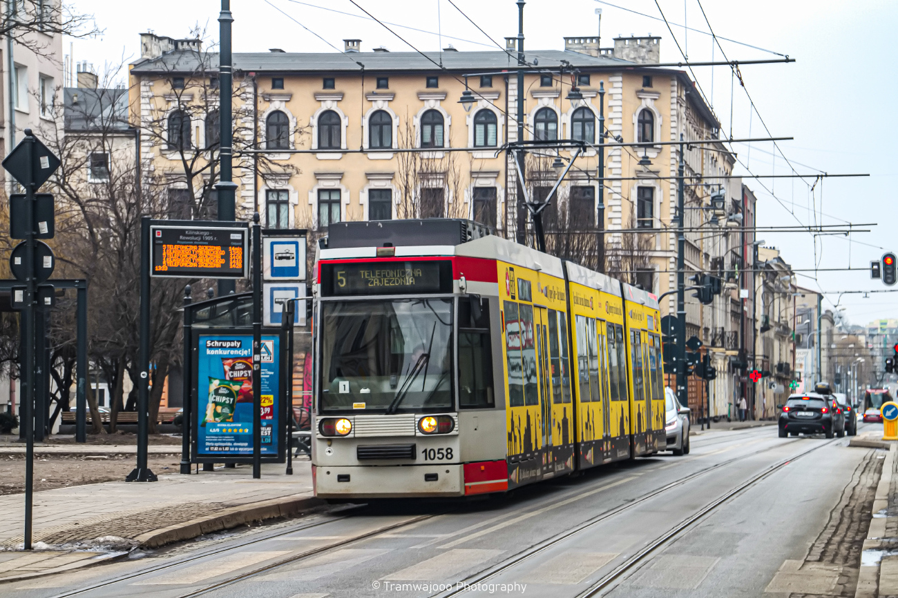 Łódź, Duewag MGT6D Br. 1058
