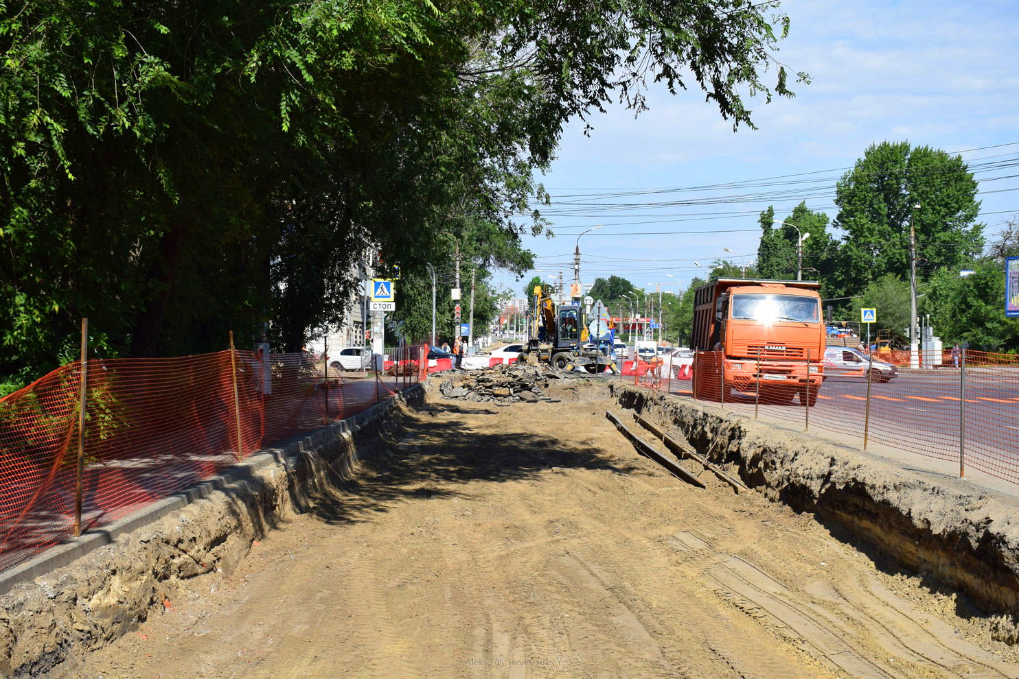 Volgograda — Reconstructions; Volgograda — Tram lines: [2] Second depot — Center