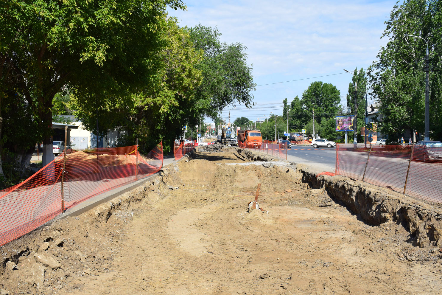 Wołgograd — Reconstructions; Wołgograd — Tram lines: [2] Second depot — Center