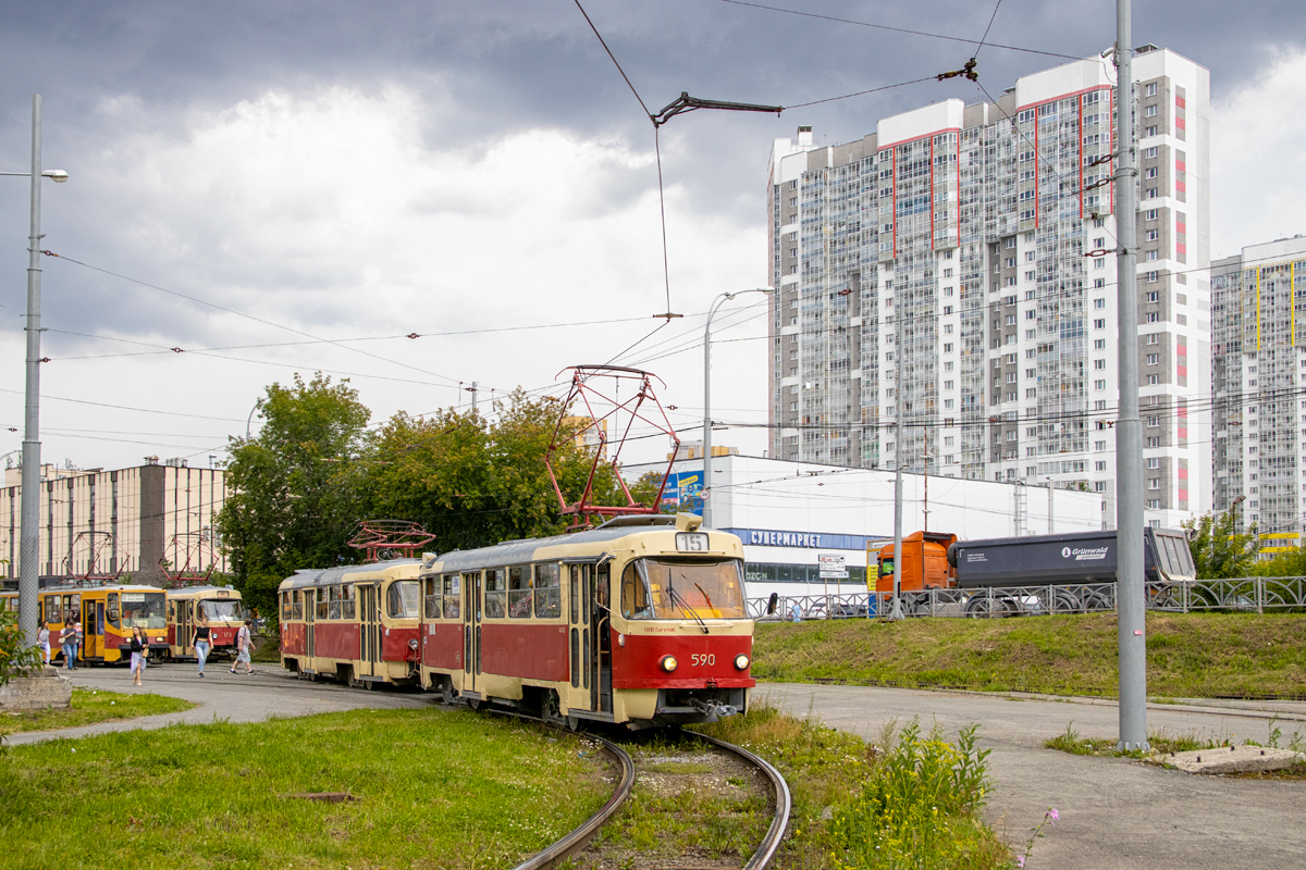 Екатеринбург, Tatra T3SU № 590