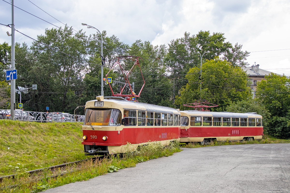 Екатеринбург, Tatra T3SU № 590