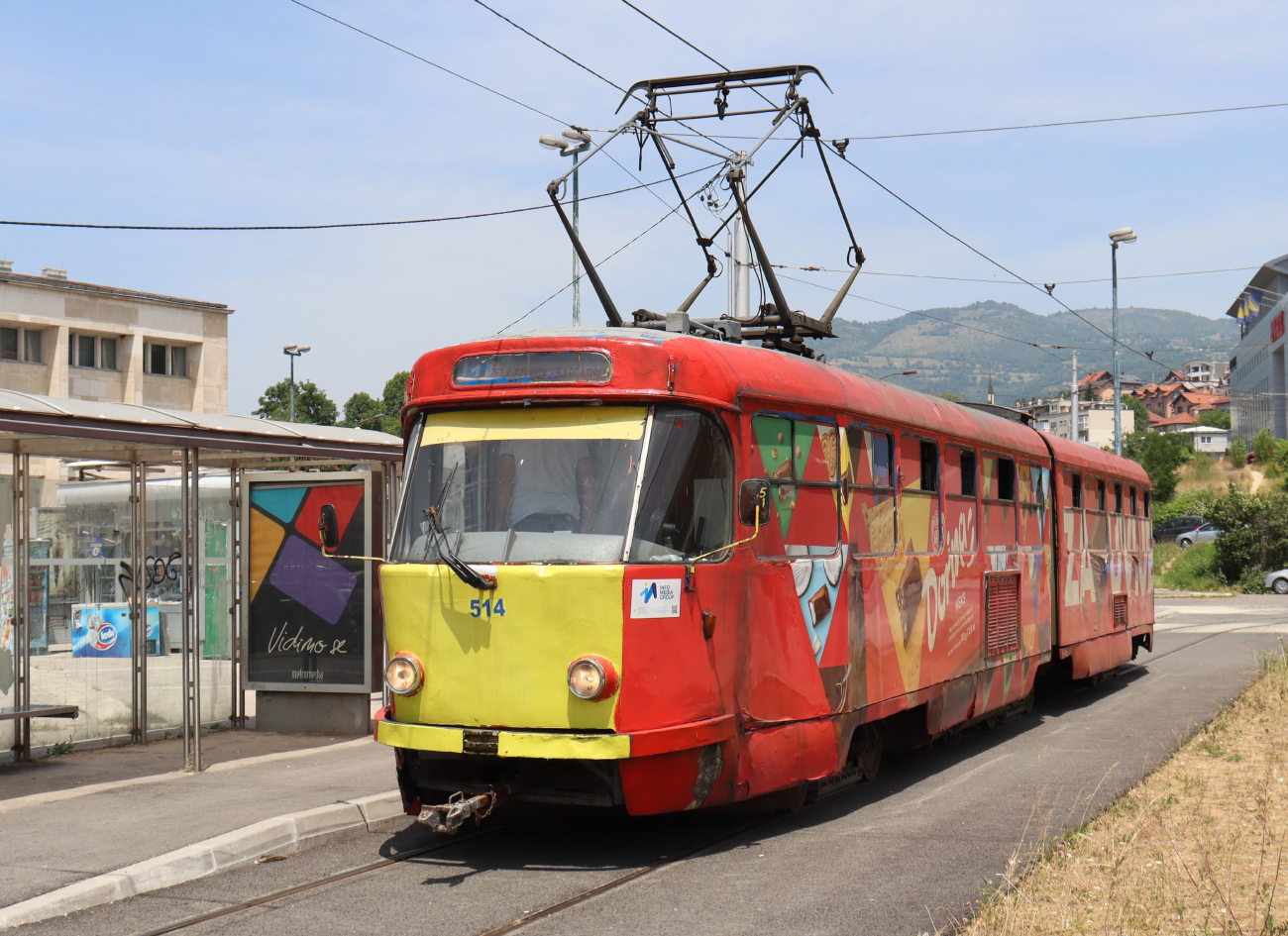 Сараево, Tatra K2YU № 514