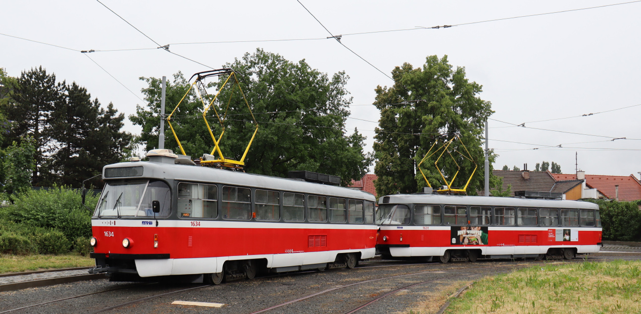 Брно, Tatra T3G № 1634; Брно, Tatra T3G № 1631