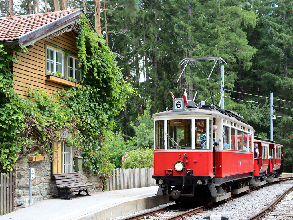 Инсбрук, Четырёхосный моторный Graz № 3; Инсбрук — 125 Jahre Linie 6