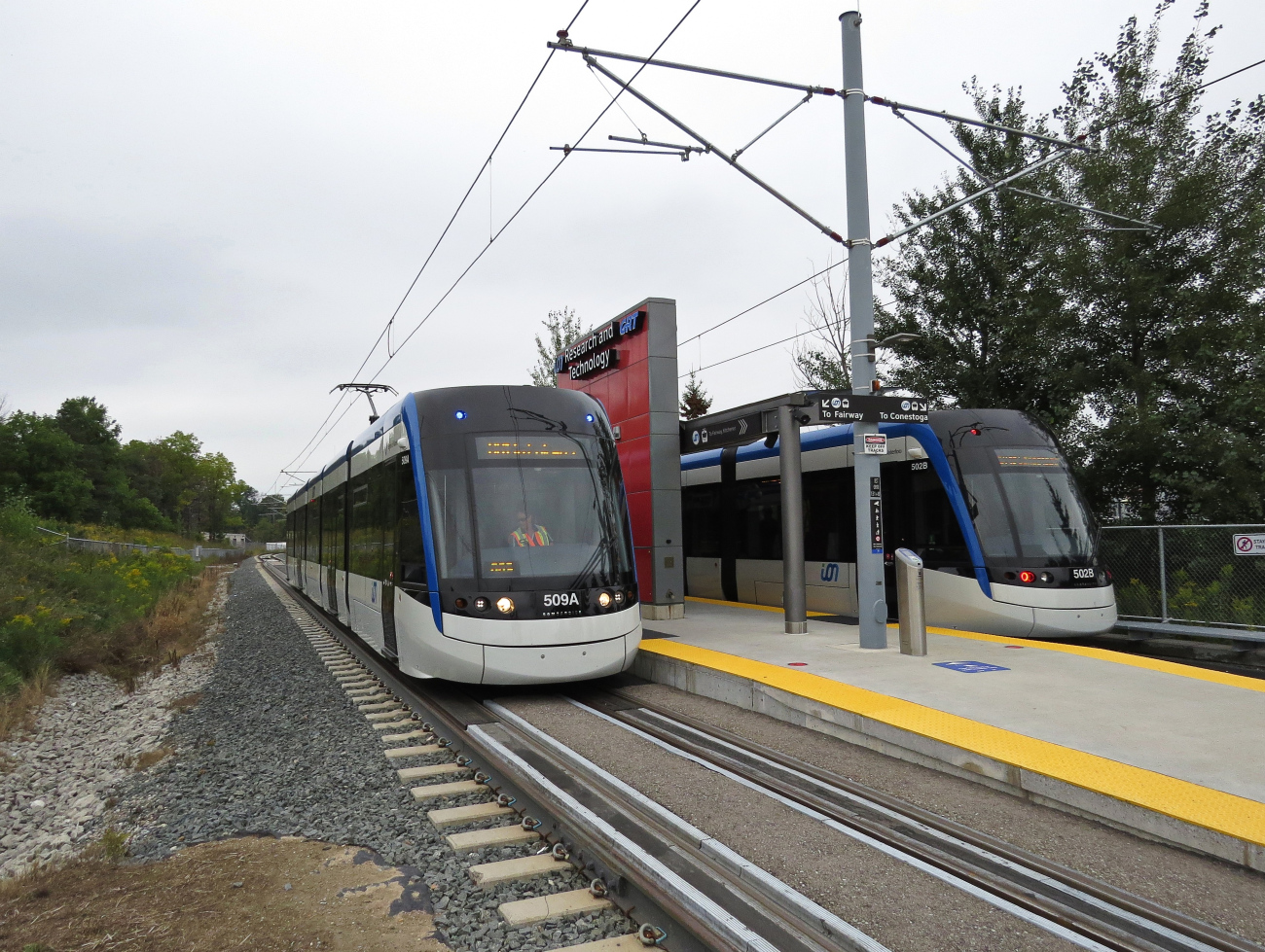 Уотерлу - Китченер, Bombardier Flexity Freedom № 509; Уотерлу - Китченер — Трамвайные линии и инфраструктура