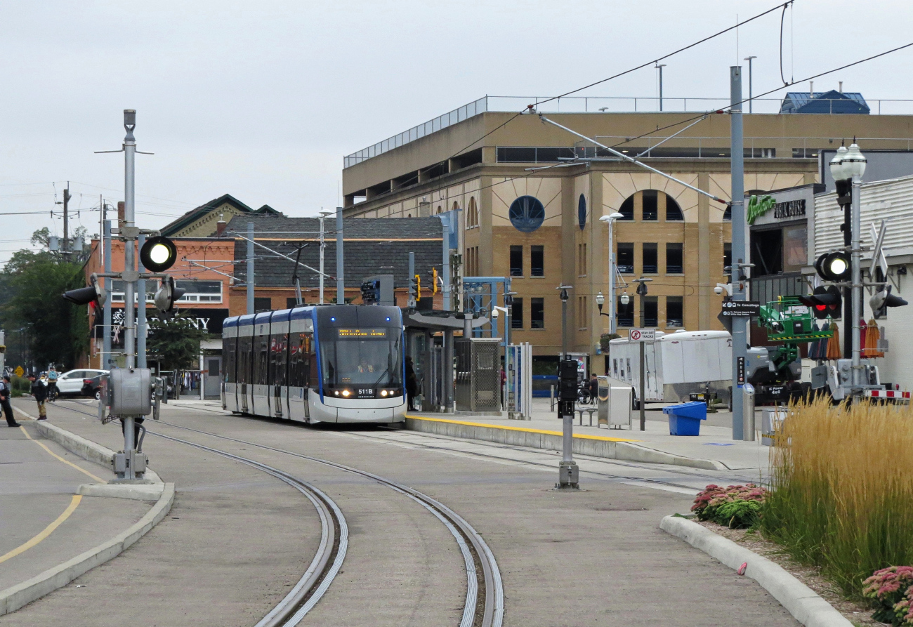 Уотерлу - Китченер, Bombardier Flexity Freedom № 511; Уотерлу - Китченер — Трамвайные линии и инфраструктура Уотерлу - Китченер, Bombardier Flexity Freedom № 511; Уотерлу - Китченер — Трамвайные линии и инфраструктура