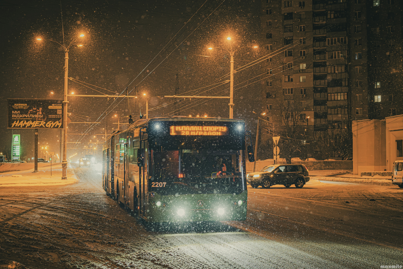 Харьков, LAZ E301D1 № 2207