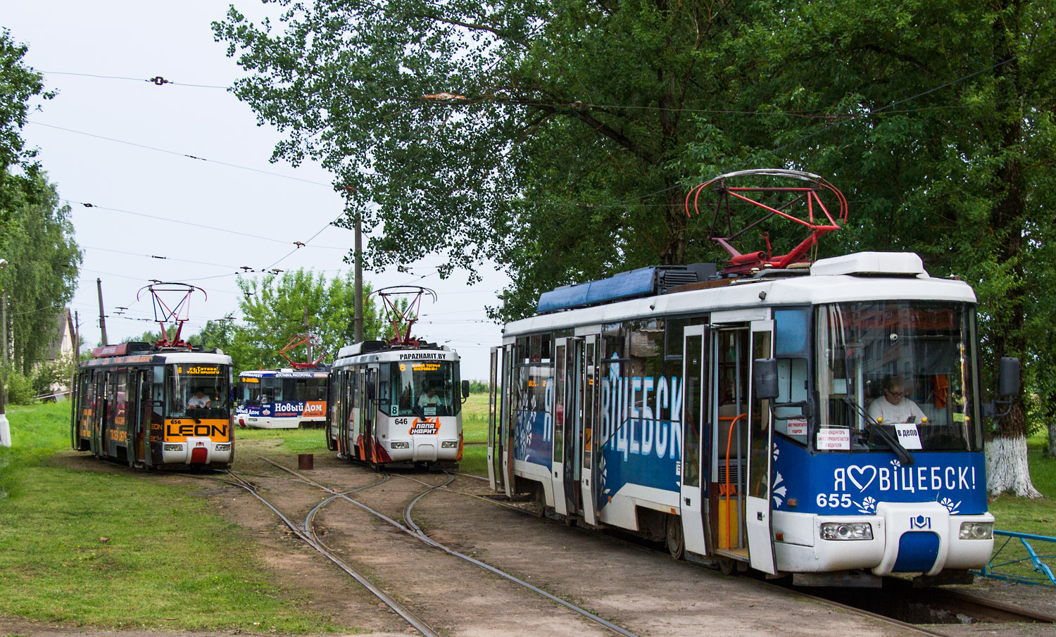 Витебск, БКМ 62103 № 656; Витебск, БКМ 62103 № 646; Витебск, БКМ 62103 № 655