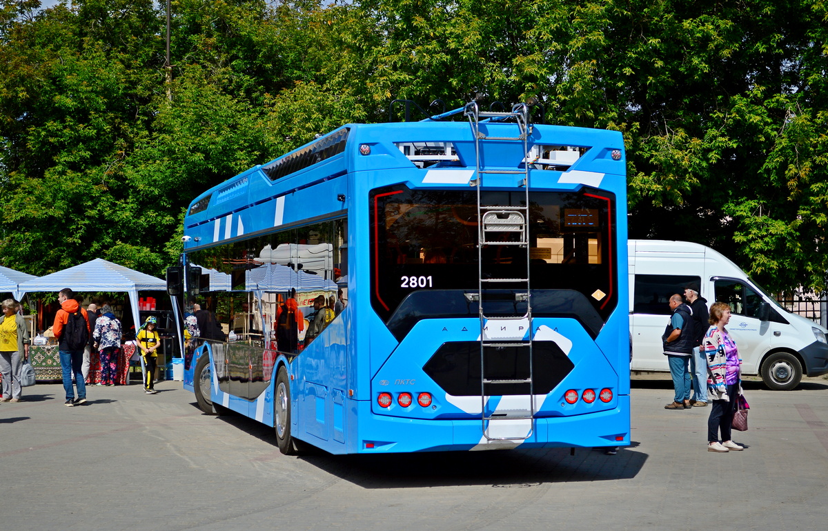 Нижний Новгород, ПКТС-6281.01 «Адмирал» № 2801; Нижний Новгород — Парад и выставка в честь 78-летия нижегородского троллейбуса 28.06.2025