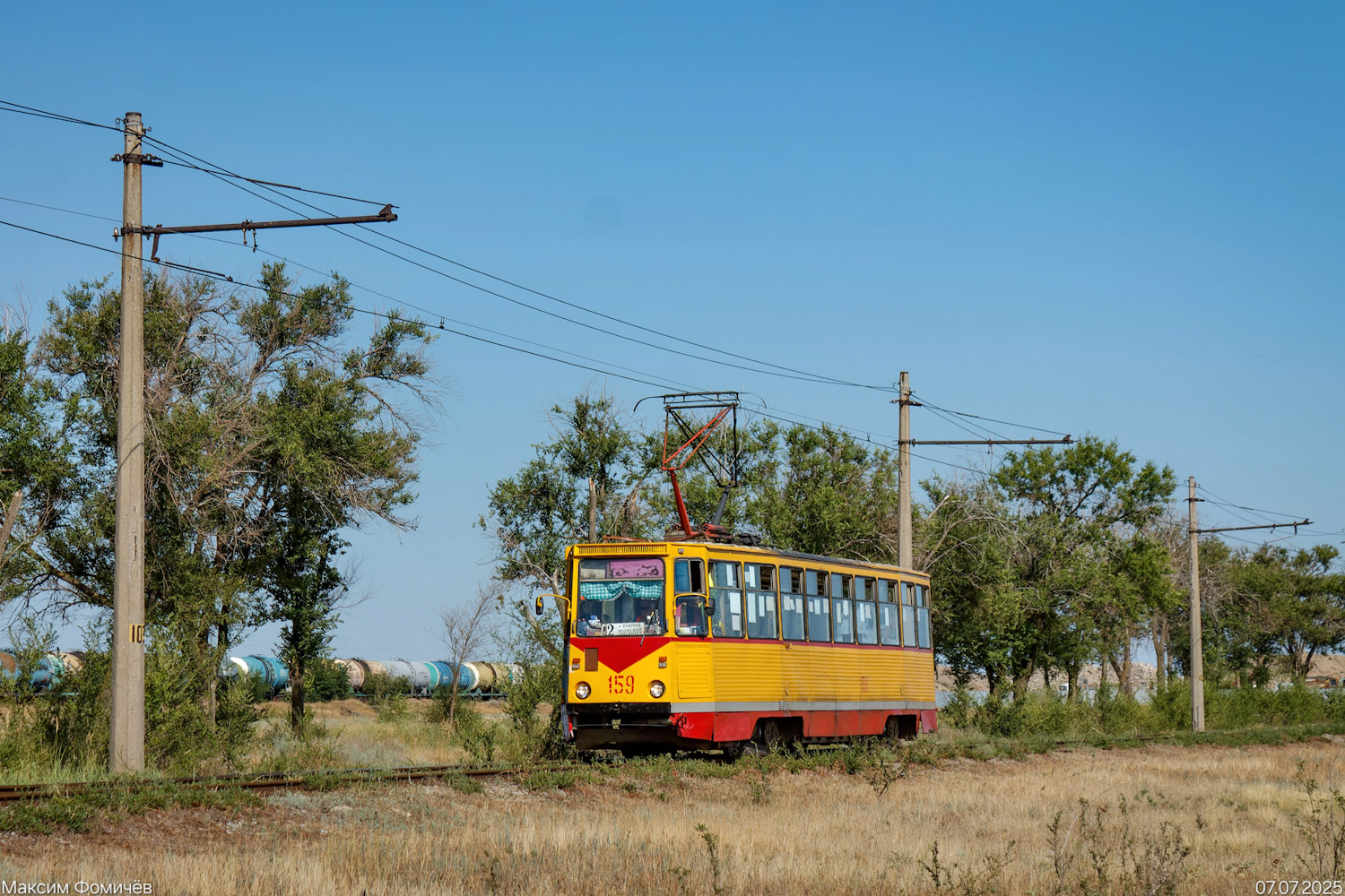 Volžski, 71-605 (KTM-5M3) # 159; Volžski — ZOS tram link