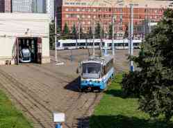 Moscow, 71-414 (Pesa Fokstrot) # 3520; Moscow, 71-414 (Pesa Fokstrot) # 3505; Moscow, 71-931M “Vityaz-M” # 31403; Moscow, 71-405-08 # 30201