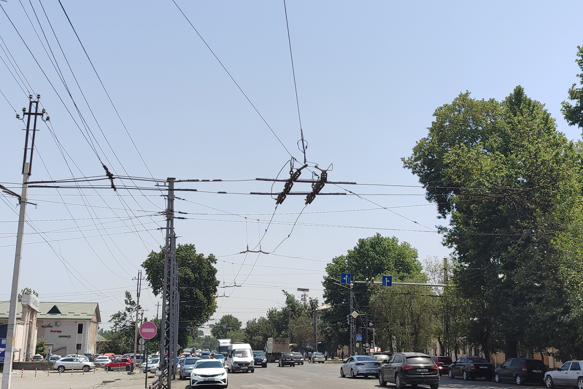 Ош — Троллейбусные линии и инфраструктура