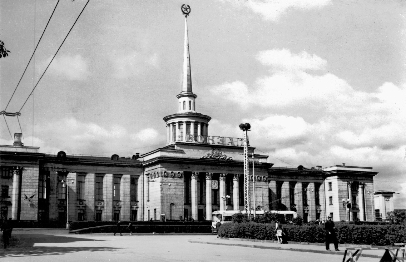 Петрозаводск — Исторические фотографии; Петрозаводск — Троллейбусные линии и инфраструктура