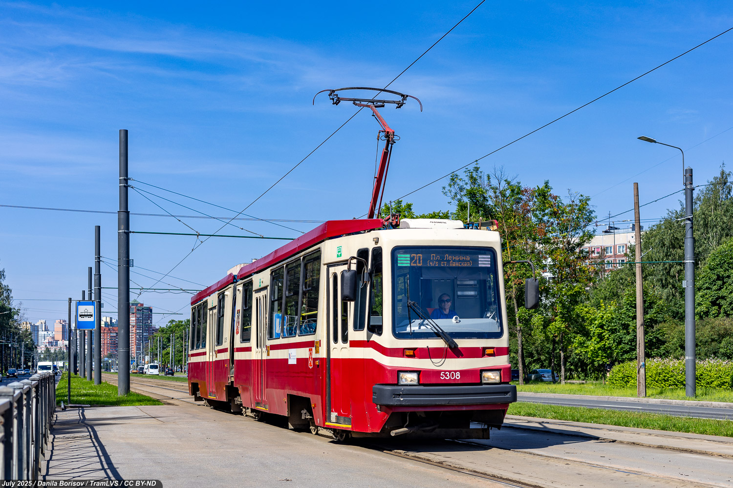 Санкт-Петербург, ЛВС-86М2 № 5308 Санкт-Петербург, ЛВС-86М2 № 5308