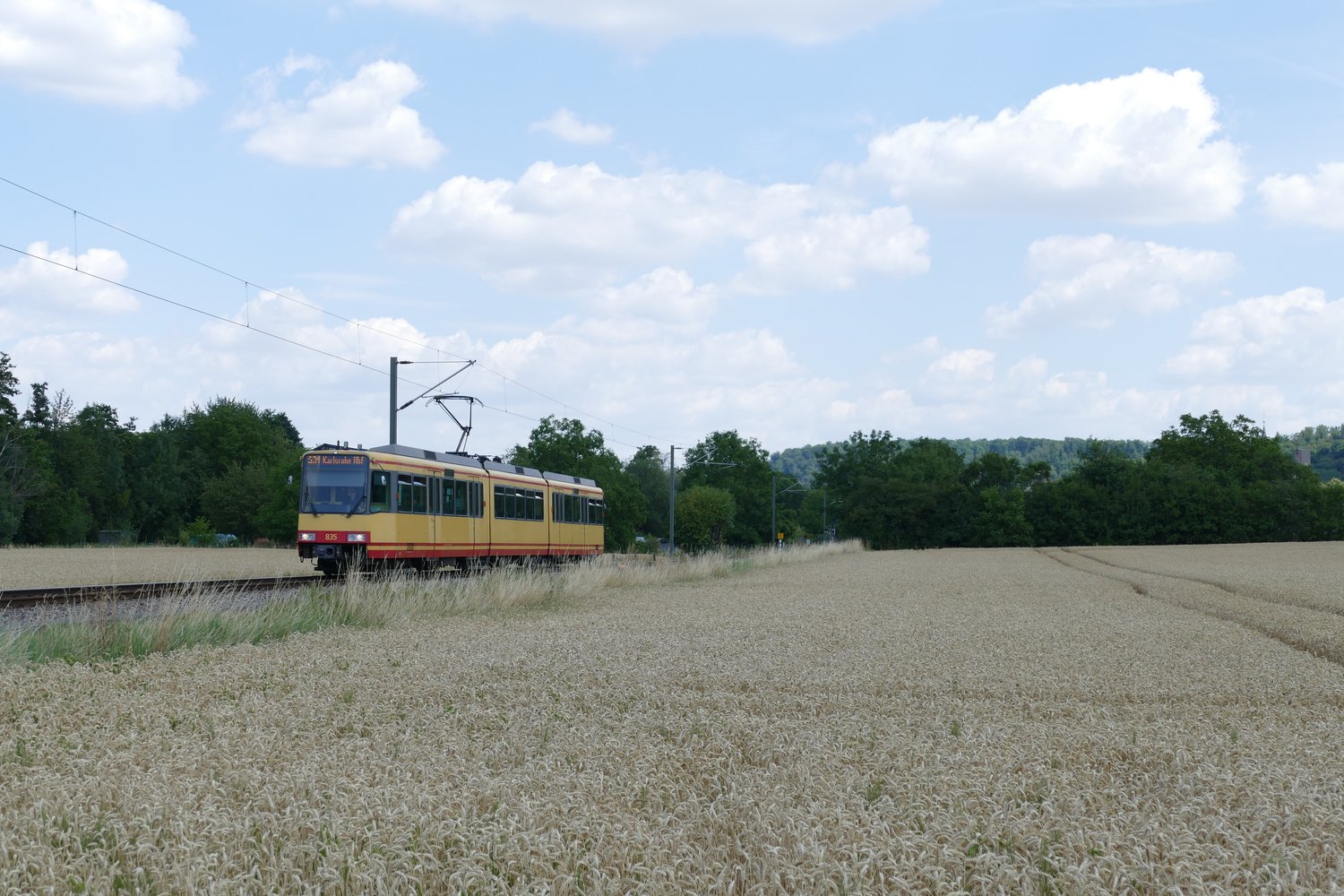 Карлсруэ, Duewag GT8-100C/2S № 835