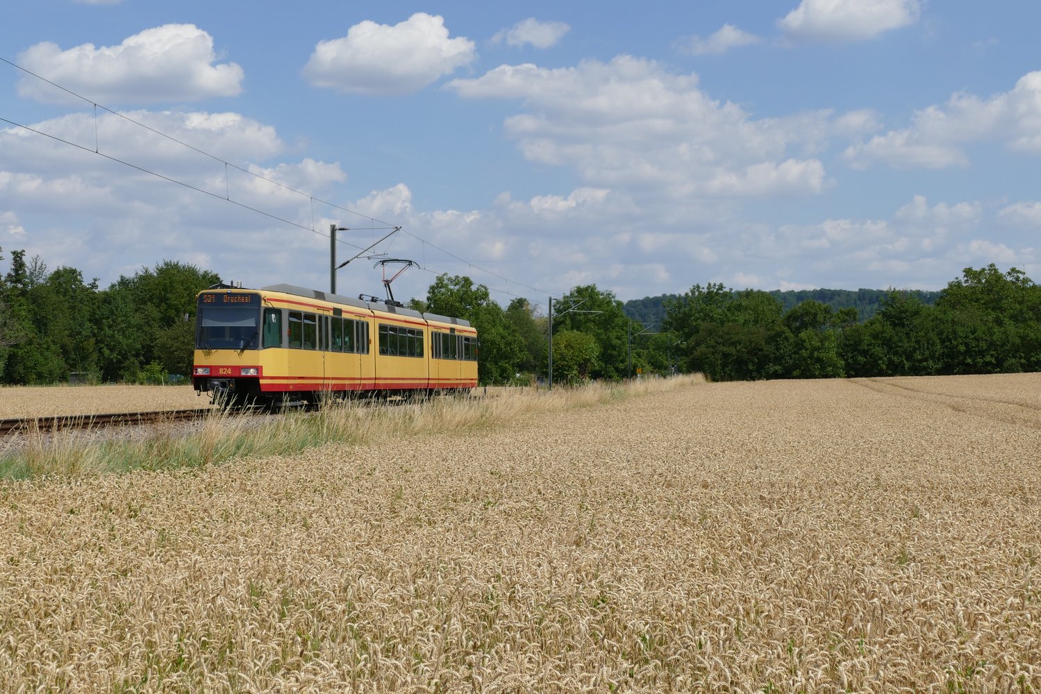 Karlsruhe, Duewag GT8-100C/2S # 824