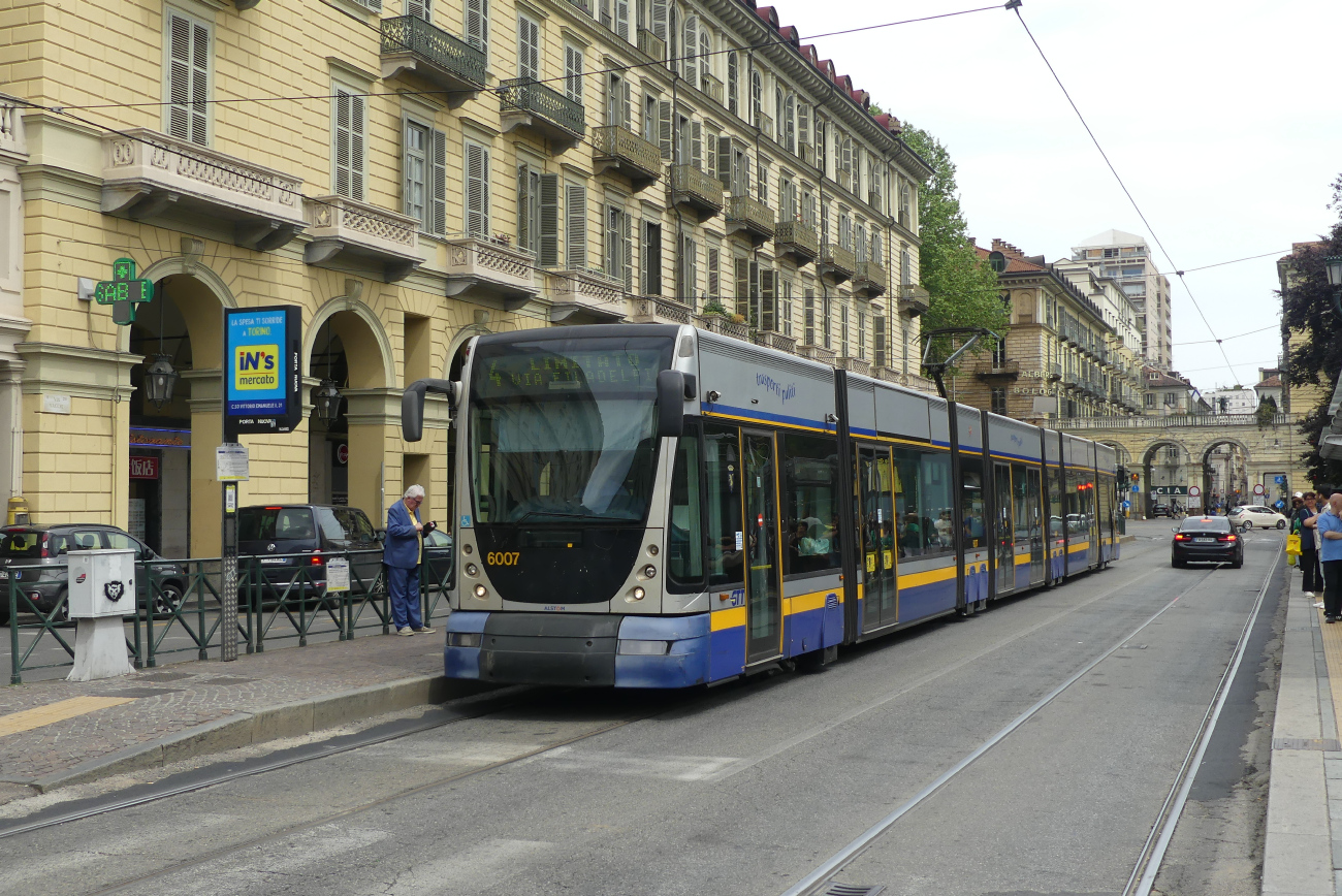 Турин, Alstom (Fiat) Cityway № 6007