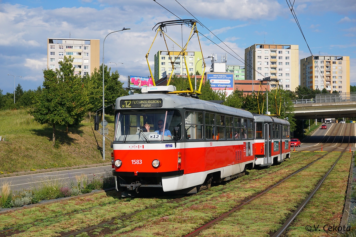 Брно, Tatra T3P № 1583
