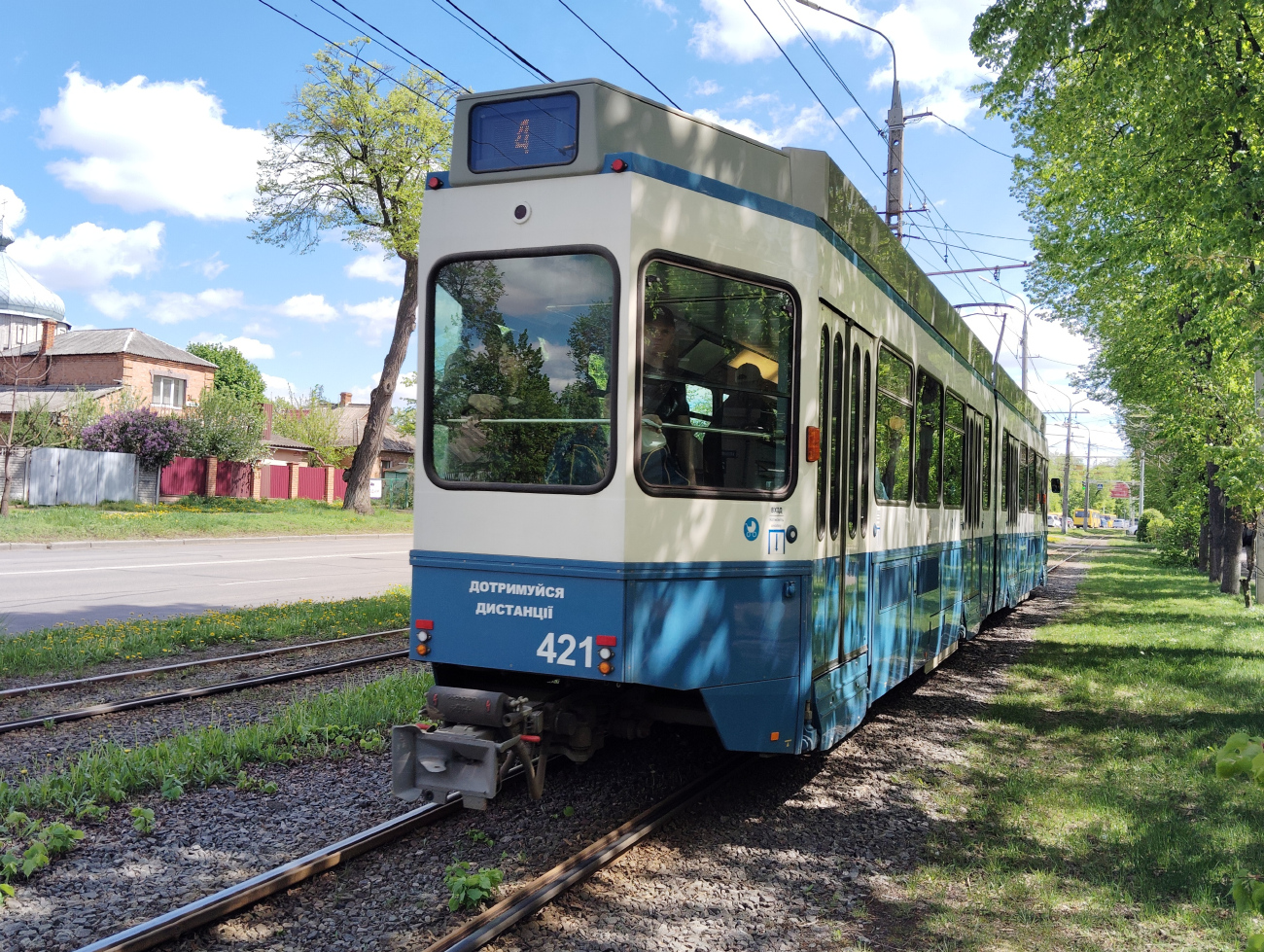 Винница, SWP/SIG/BBC Be 4/6 "Tram 2000" № 421