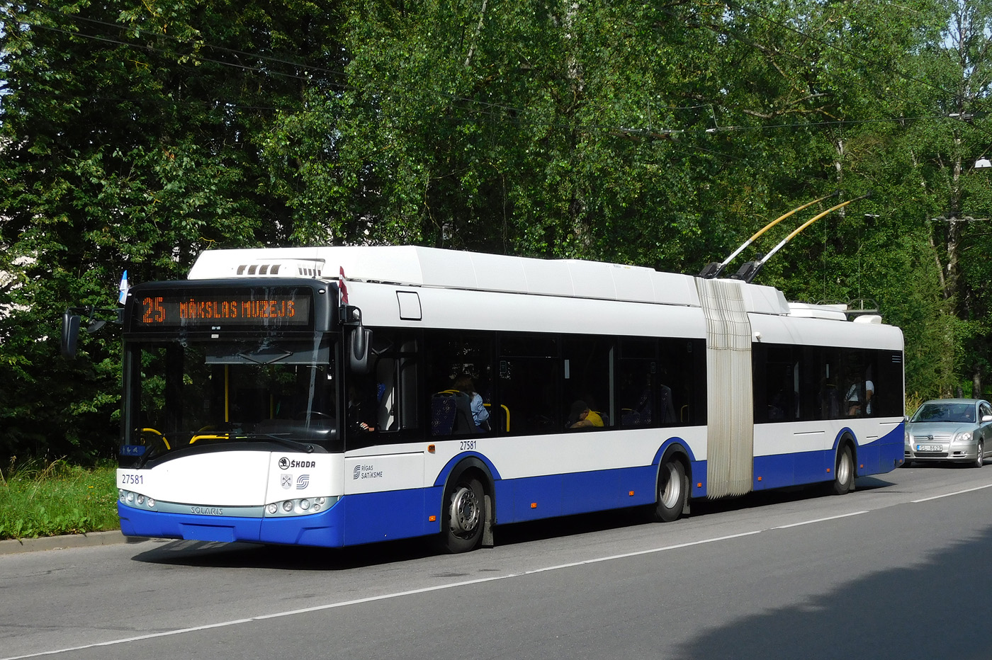 Рига, Škoda 27Tr Solaris III № 27581 Рига, Škoda 27Tr Solaris III № 27581