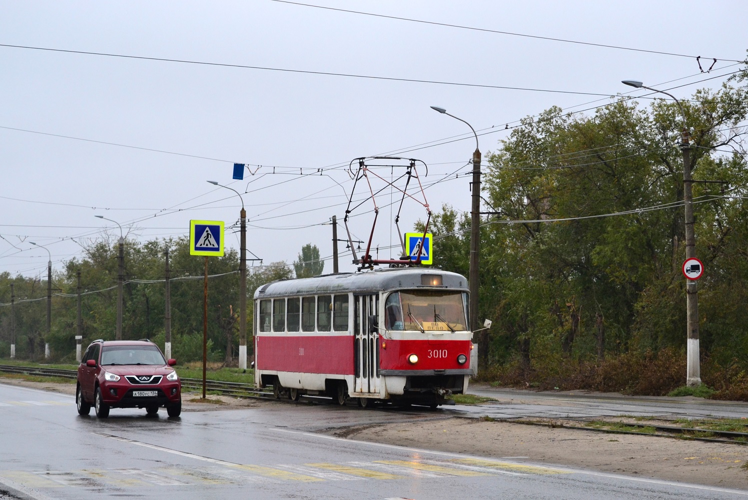 Volgograd, Tatra T3SU (2-door) č. 3010