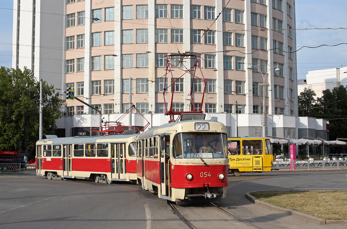 Екатеринбург, Tatra T3SU № 054