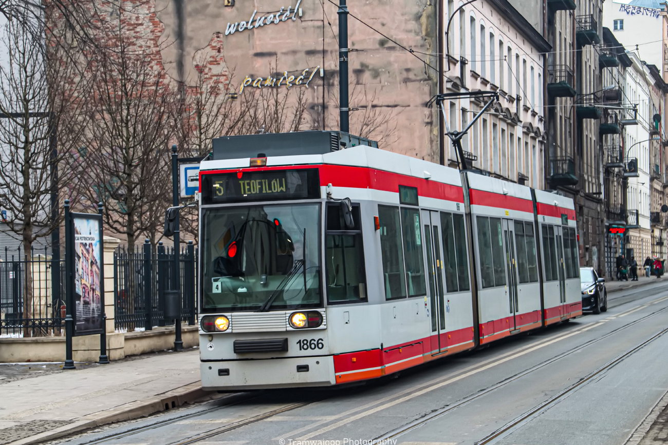 Łódź, Duewag MGT6D Nr. 1866