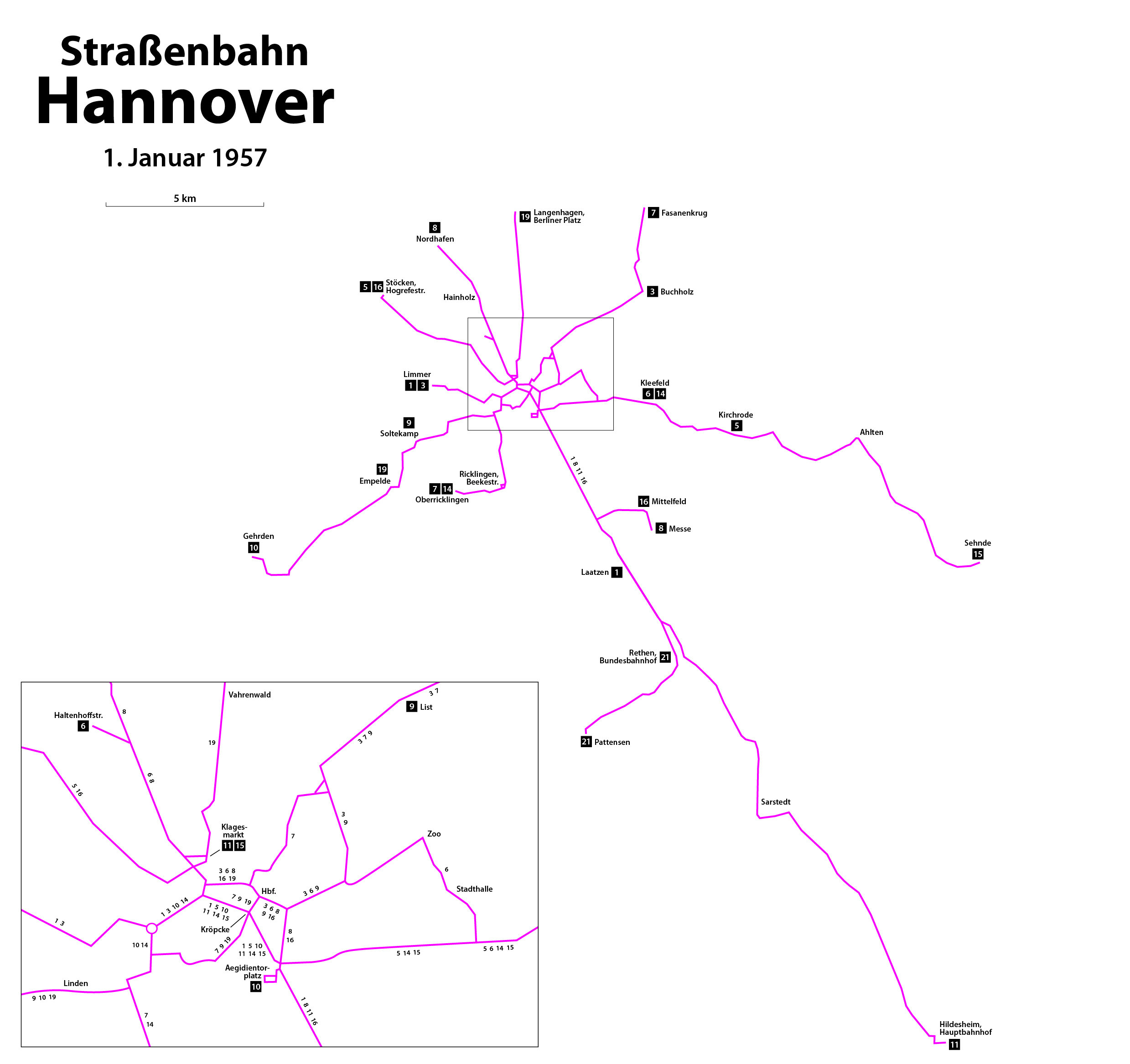 Ганновер — Схемы