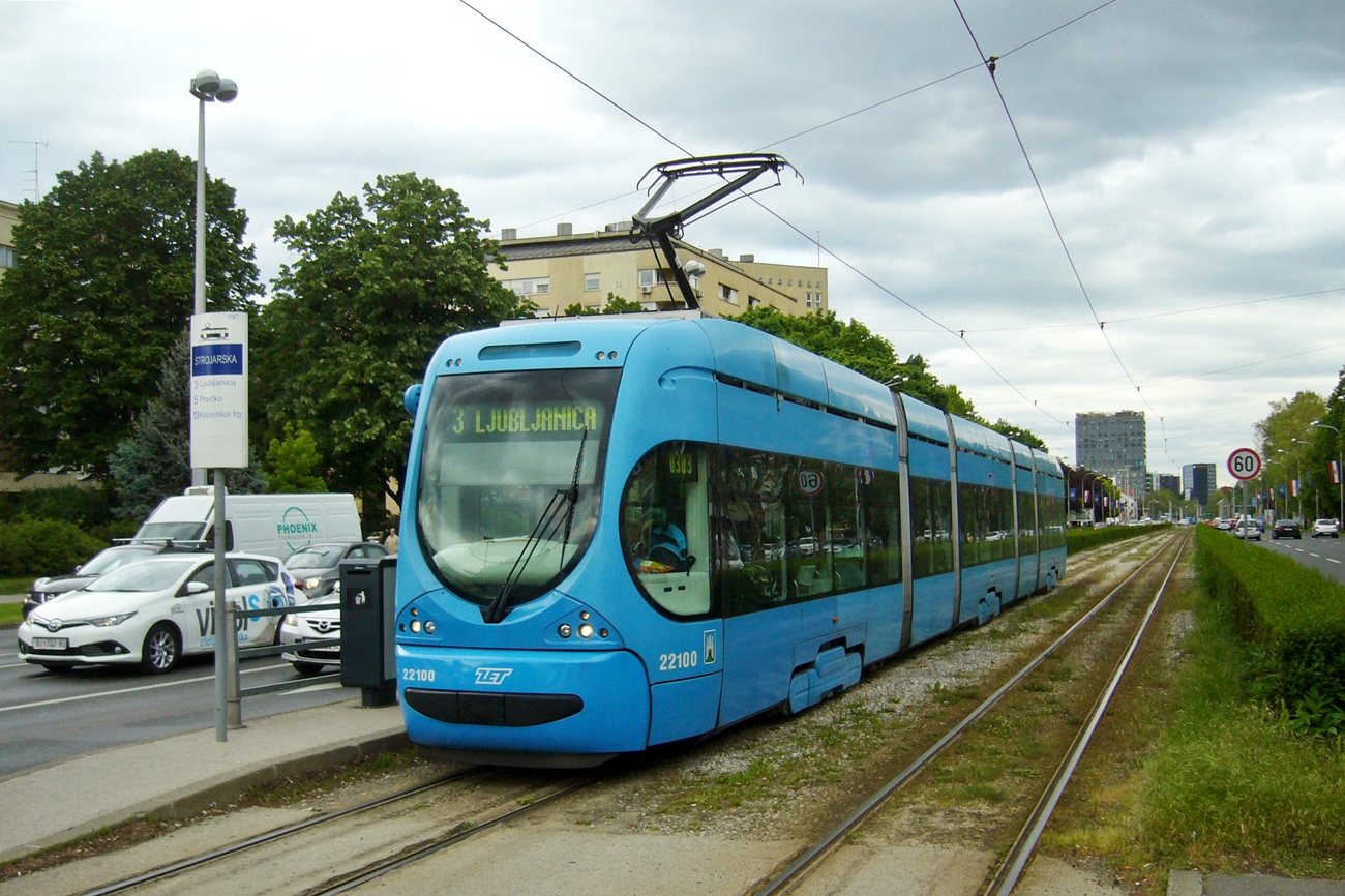 Загреб, Končar TMK 2200 № 22100
