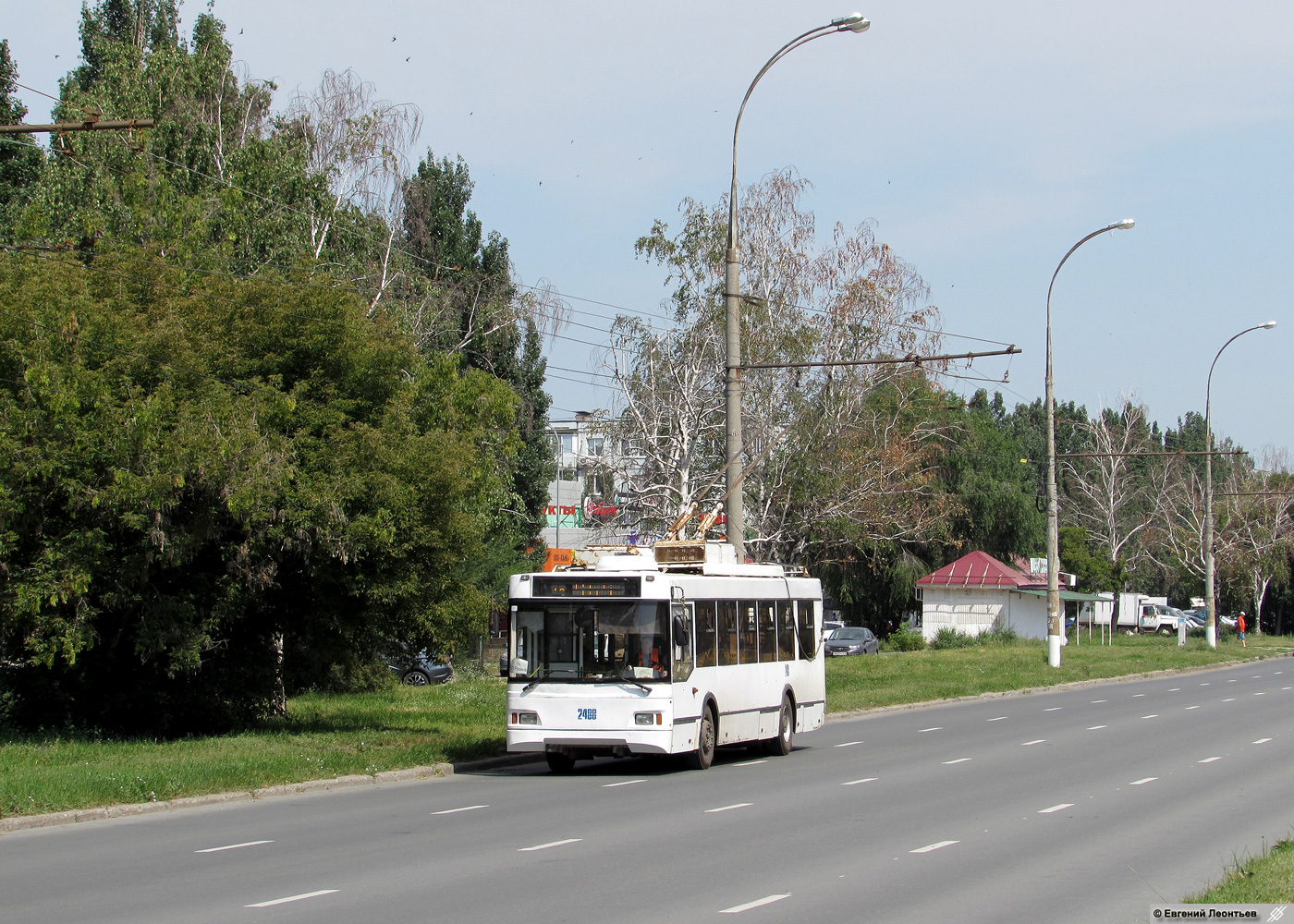 Тольятти, Тролза-5275.03 «Оптима» № 2488; Тольятти — Ремонт путепровода на улице Революционной с 06.2025