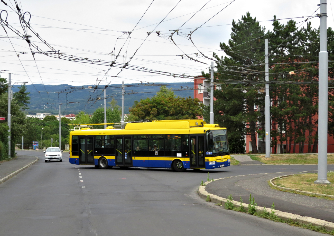 Teplice, Škoda 30Tr SOR Br. 503; Teplice — Trolleybus lines and infrastructure