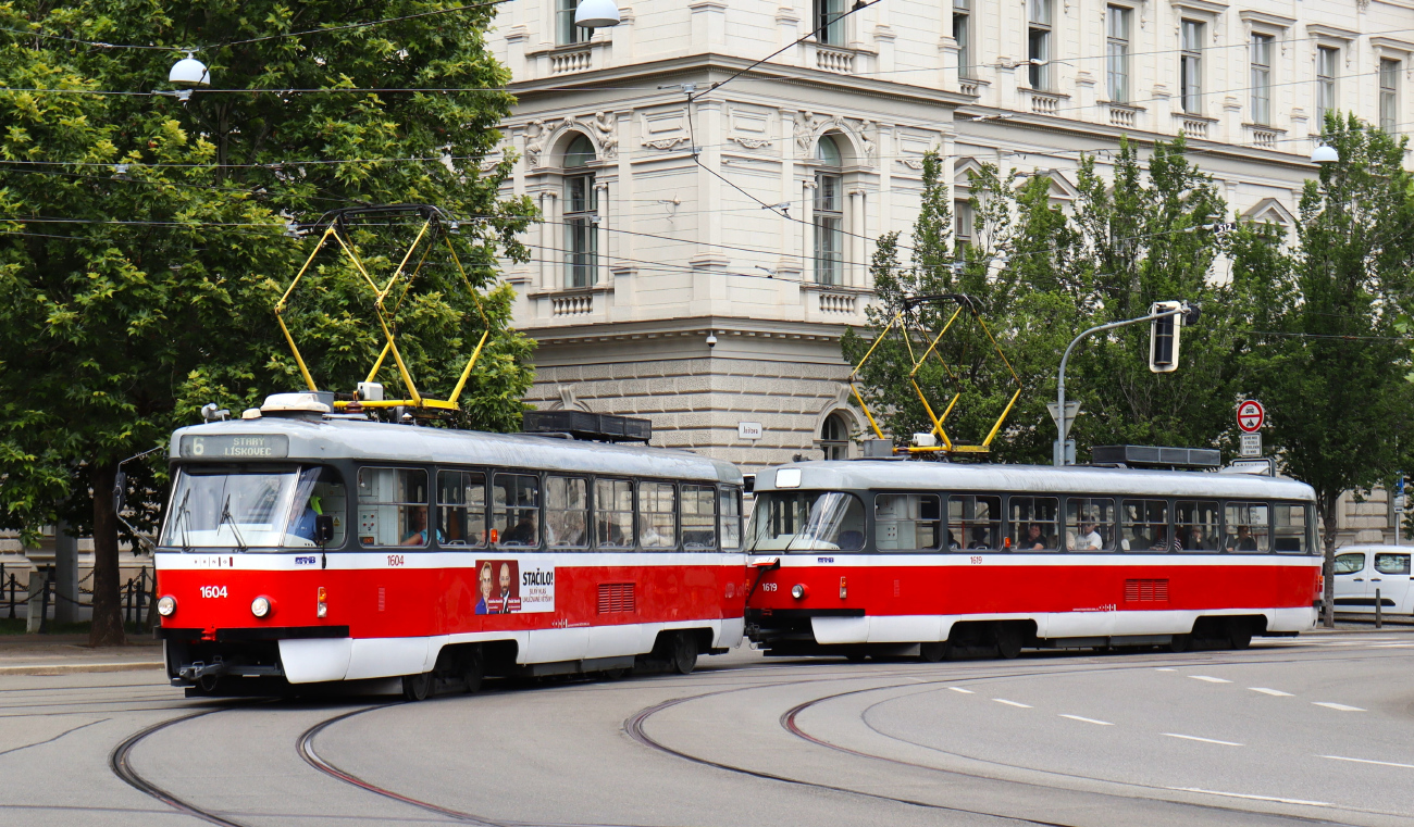 Брно, Tatra T3G № 1604