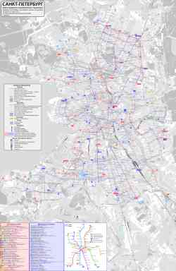 სანქტ-პეტერბურგი — Systemwide Maps
