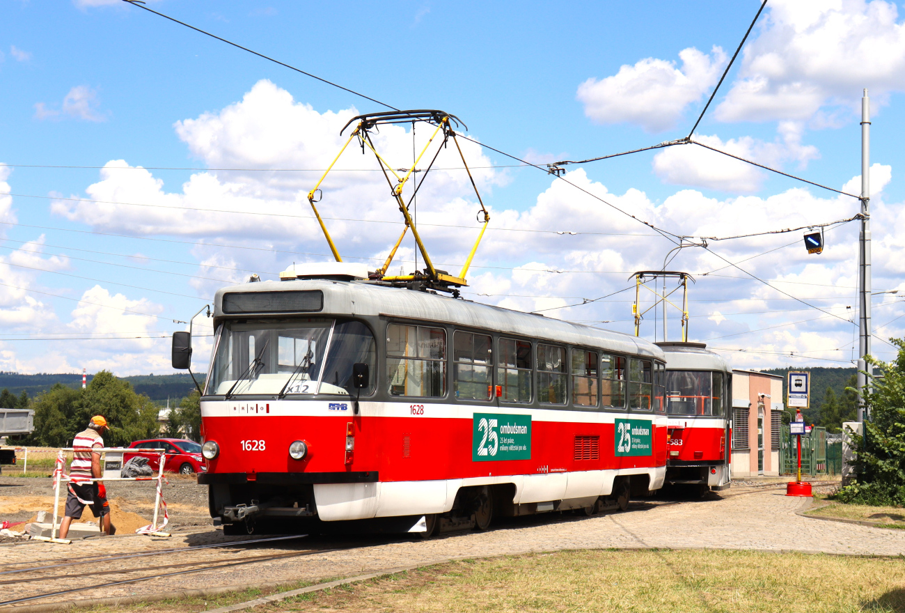 Брно, Tatra T3P № 1628