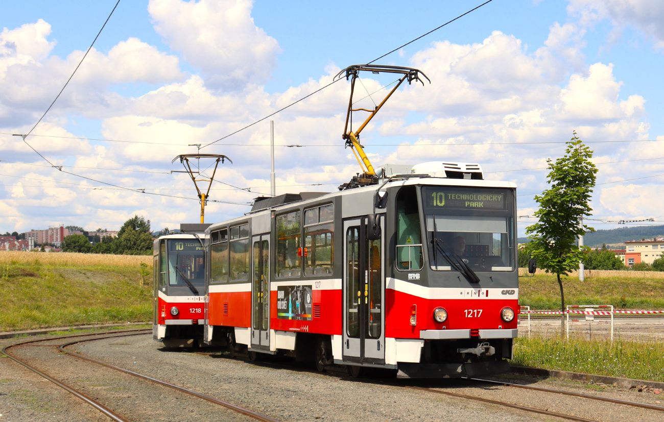 Брно, Tatra T6A5 № 1217