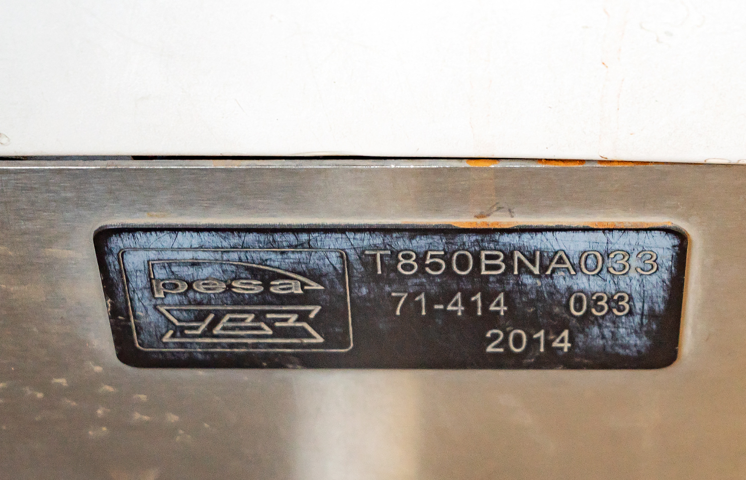 Уфа, 71-414 (Pesa Fokstrot) № 1232; Уфа — Заводские таблички Уфа, 71-414 (Pesa Fokstrot) № 1232; Уфа — Заводские таблички