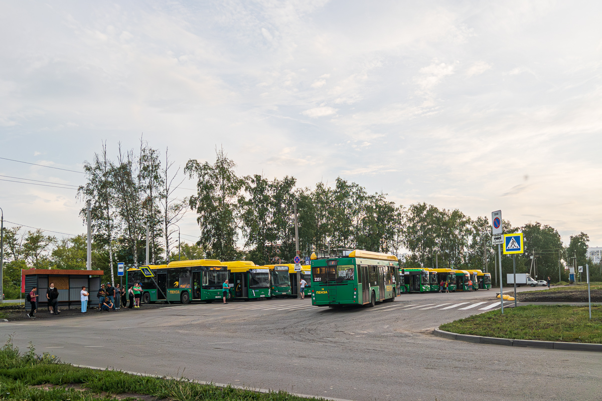 Пенза, УТТЗ-6241.01 «Горожанин» № 2351; Пенза — Конечные станции и кольца