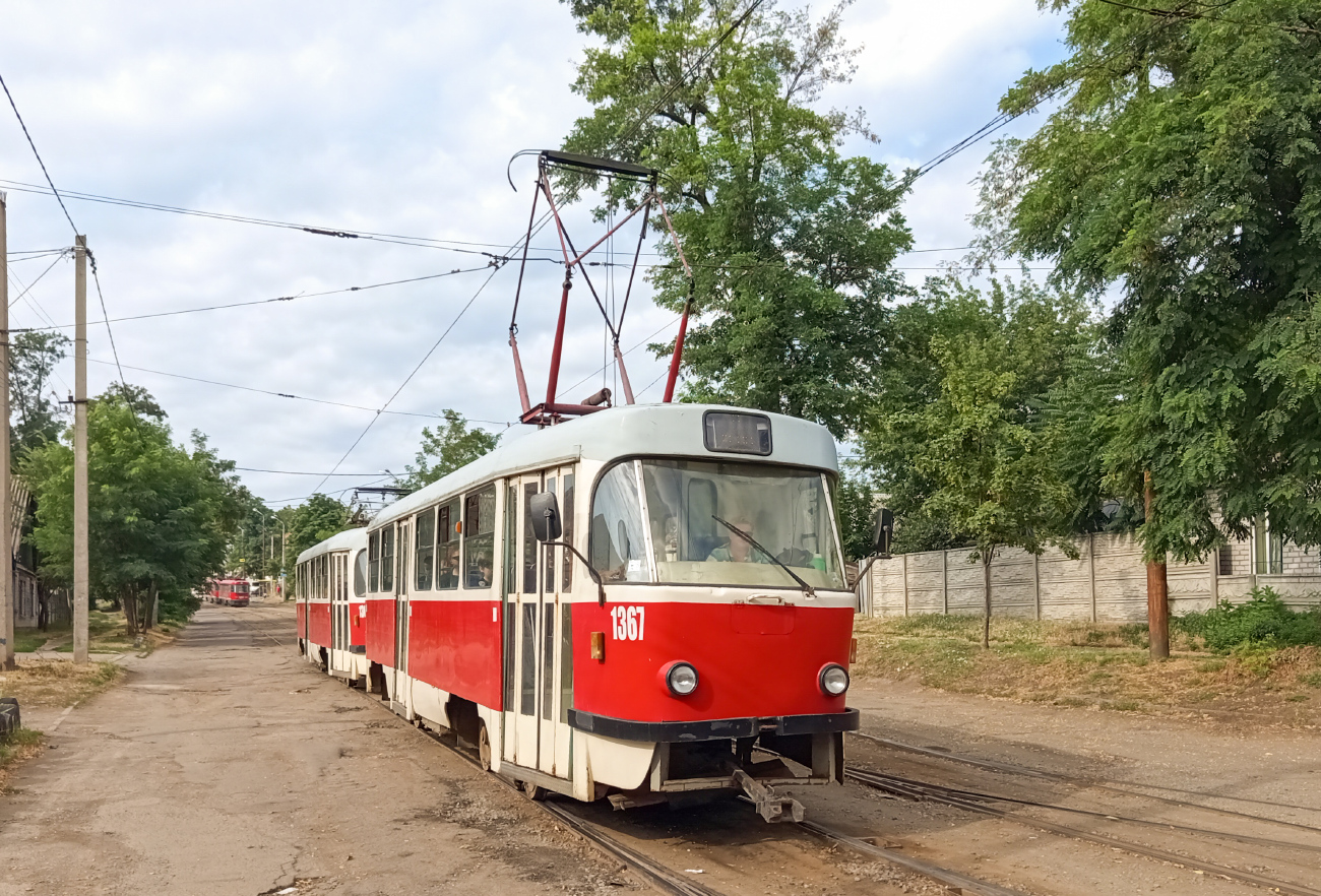 Днепр, Tatra T3SU № 1367