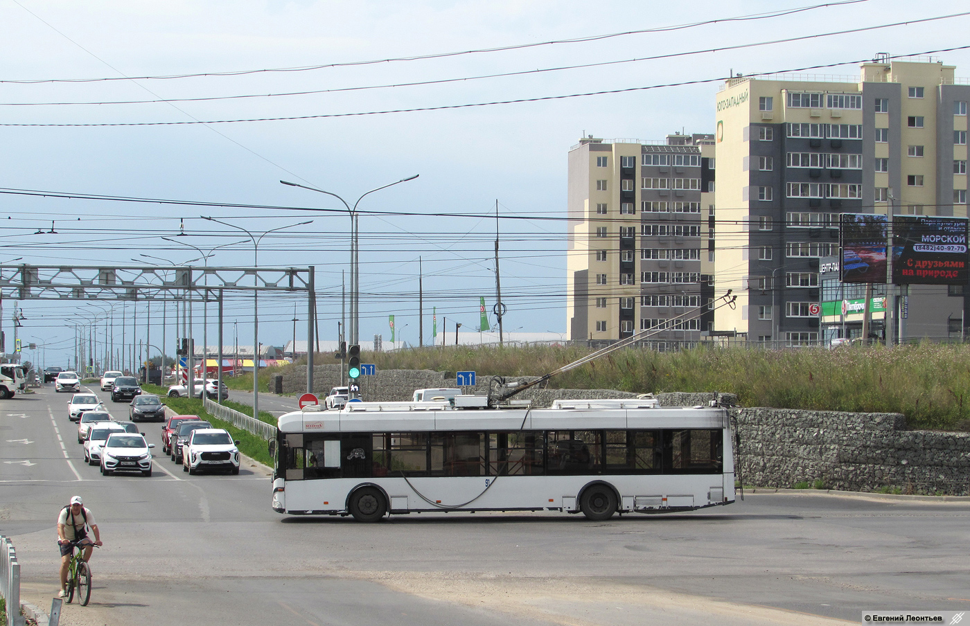 Тольятти, БКМ 321 № 91; Тольятти — Ремонт путепровода на улице Революционной с 06.2025